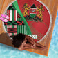 Custom Kenya Cricket Beach Blanket Simbas African Kente - African Pride