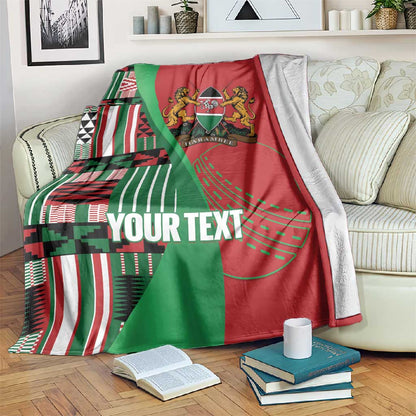 Custom Kenya Cricket Blanket Simbas African Kente - African Pride