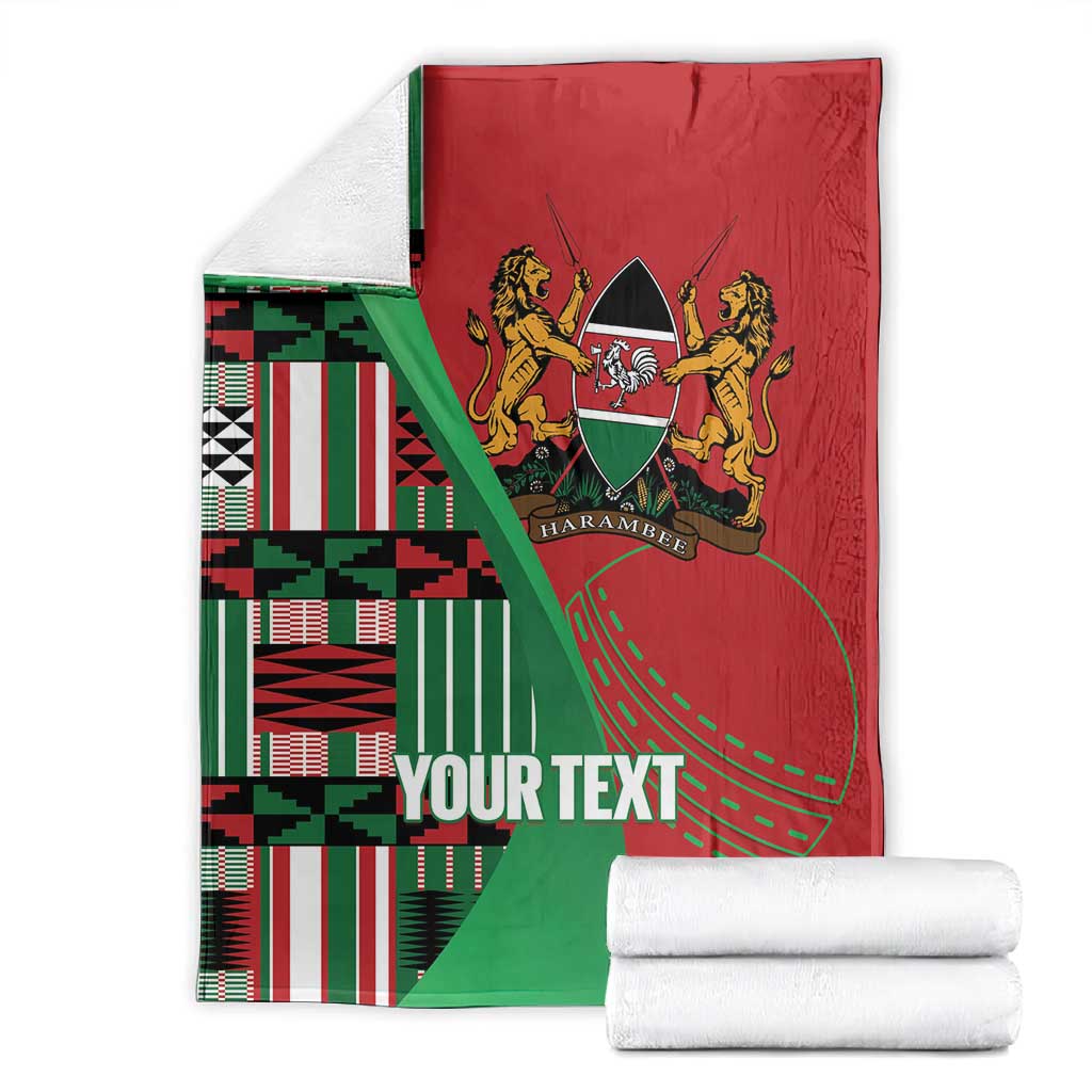 Custom Kenya Cricket Blanket Simbas African Kente - African Pride