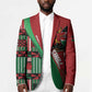 Custom Kenya Cricket Blazer Come On Simbas Kente Pattern