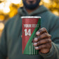 Custom Kenya Cricket 4 in 1 Can Cooler Tumbler Simbas African Kente - African Pride