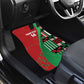 Custom Kenya Cricket Car Mats Simbas African Kente - African Pride