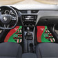 Custom Kenya Cricket Car Mats Simbas African Kente - African Pride