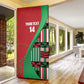 Custom Kenya Cricket Door Cover Come On Simbas Kente Pattern