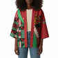 Custom Kenya Cricket Kimono Come On Simbas Kente Pattern