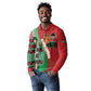 Custom Kenya Cricket Long Sleeve Polo Shirt Simbas African Kente - African Pride