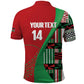 Custom Kenya Cricket Polo Shirt Simbas African Kente - African Pride