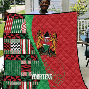 Custom Kenya Cricket Quilt Simbas African Kente - African Pride