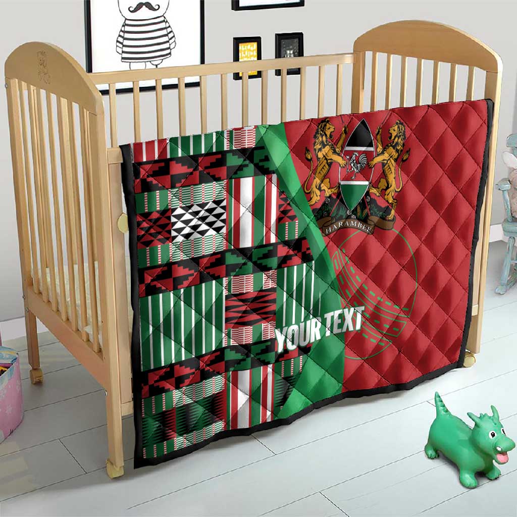 Custom Kenya Cricket Quilt Simbas African Kente - African Pride