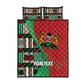 Custom Kenya Cricket Quilt Bed Set Simbas African Kente - African Pride