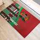 Custom Kenya Cricket Rubber Doormat Simbas African Kente - African Pride