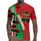 Custom Kenya Cricket Rugby Jersey Simbas African Kente - African Pride