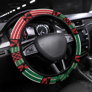 Kenya Cricket Steering Wheel Cover Simbas African Kente - African Pride