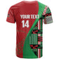 Custom Kenya Cricket T shirt Simbas African Kente - African Pride