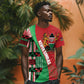 Custom Kenya Cricket T shirt Simbas African Kente - African Pride
