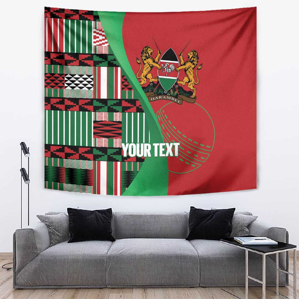 Custom Kenya Cricket Tapestry Simbas African Kente - African Pride