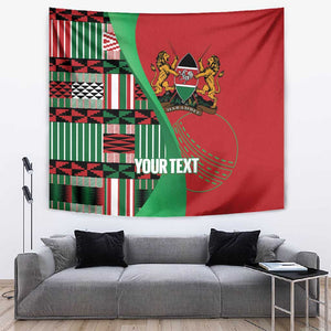 Custom Kenya Cricket Tapestry Simbas African Kente - African Pride