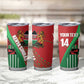 Custom Kenya Cricket Tumbler Cup Simbas African Kente - African Pride