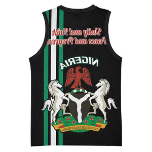 Nigeria Basketball Jersey Nigeria Coat Of Arms Simple Style - African Pride