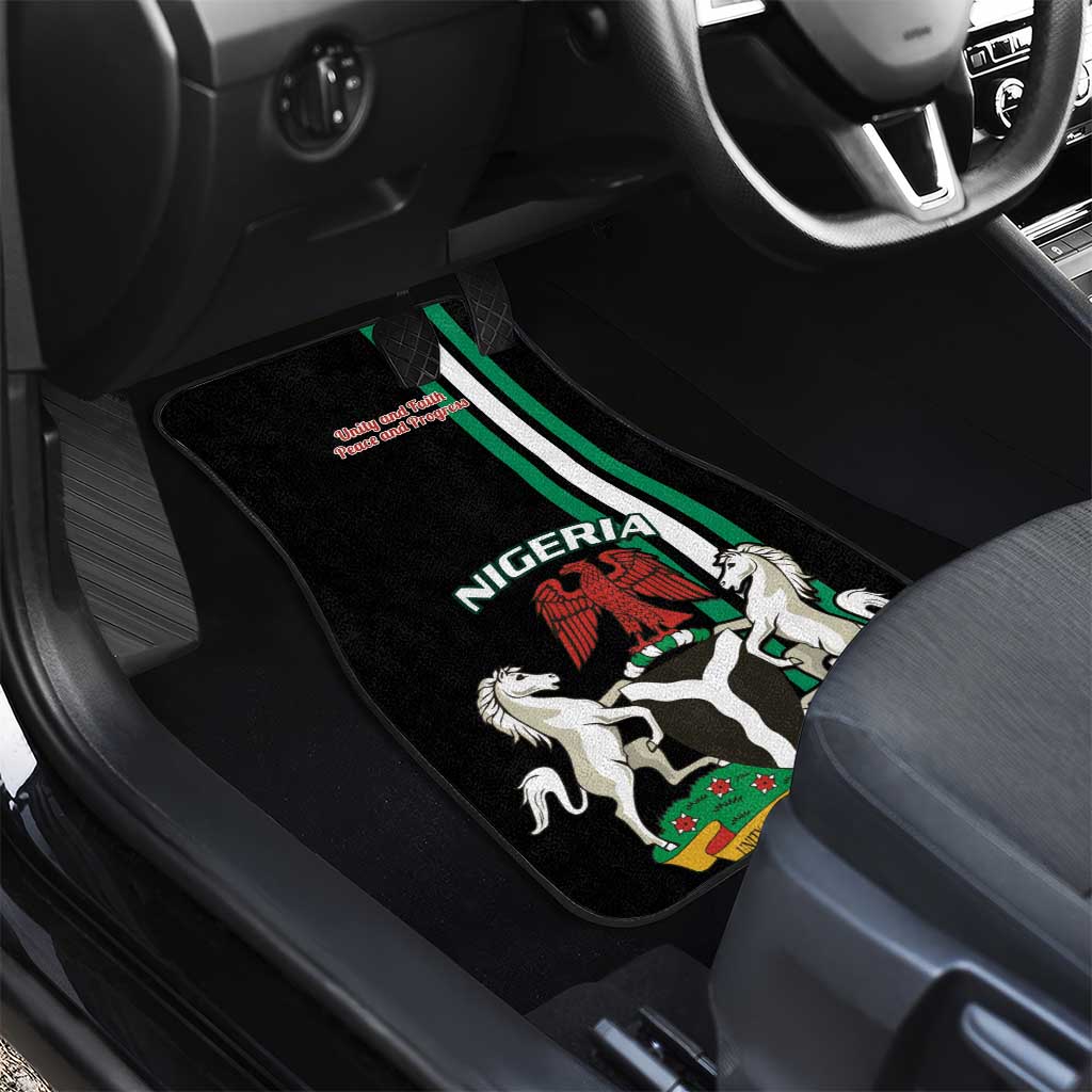Nigeria Car Mats Nigeria Coat Of Arms Simple Style