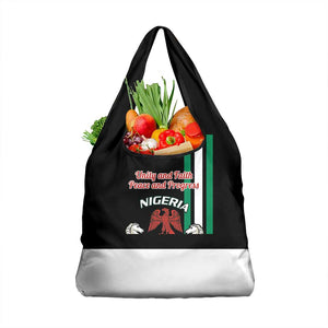 Nigeria Grocery Bag Nigeria Coat Of Arms Simple Style