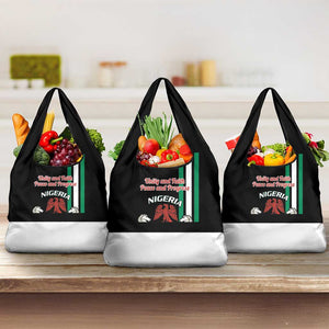 Nigeria Grocery Bag Nigeria Coat Of Arms Simple Style