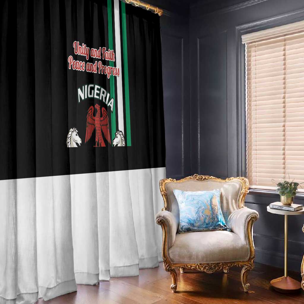 Nigeria Window Curtain Nigeria Coat Of Arms Simple Style