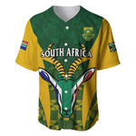 Custom South Africa Rugby Baseball Jersey Go Springboks Kente With Bokke