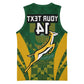 Custom South Africa Rugby Basketball Jersey Go Springboks Kente With Bokke - African Pride
