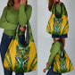 Custom South Africa Rugby Grocery Bag Go Springboks Kente With Bokke