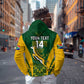 Custom South Africa Rugby Hoodie Go Springboks Kente With Bokke