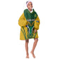 Custom South Africa Rugby KId Wearable Blanket Hoodie Go Springboks Kente With Bokke