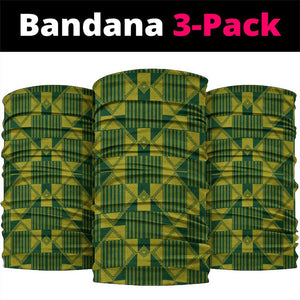South Africa Rugby Neck Gaiter Go Springboks Kente With Bokke - African Pride