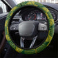 South Africa Rugby Steering Wheel Cover Go Springboks Kente With Bokke