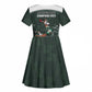 South Africa Rugby Kid Short Sleeve Dress Springboks 4th Champions World Cup Proud Bokke