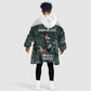 South Africa Rugby KId Wearable Blanket Hoodie Springboks 4th Champions World Cup Proud Bokke