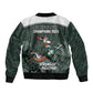 South Africa Rugby Sleeve Zip Bomber Jacket Springboks 4th Champions World Cup Proud Bokke
