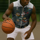 South Africa Rugby Sleeveless Zip Hoodie Springboks 4th Champions World Cup Proud Bokke - African Pride