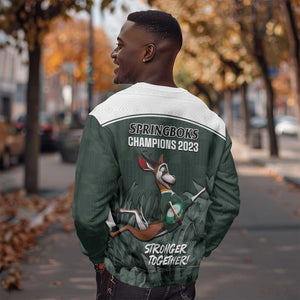 South Africa Rugby Sweatshirt Springboks 4th Champions World Cup Proud Bokke