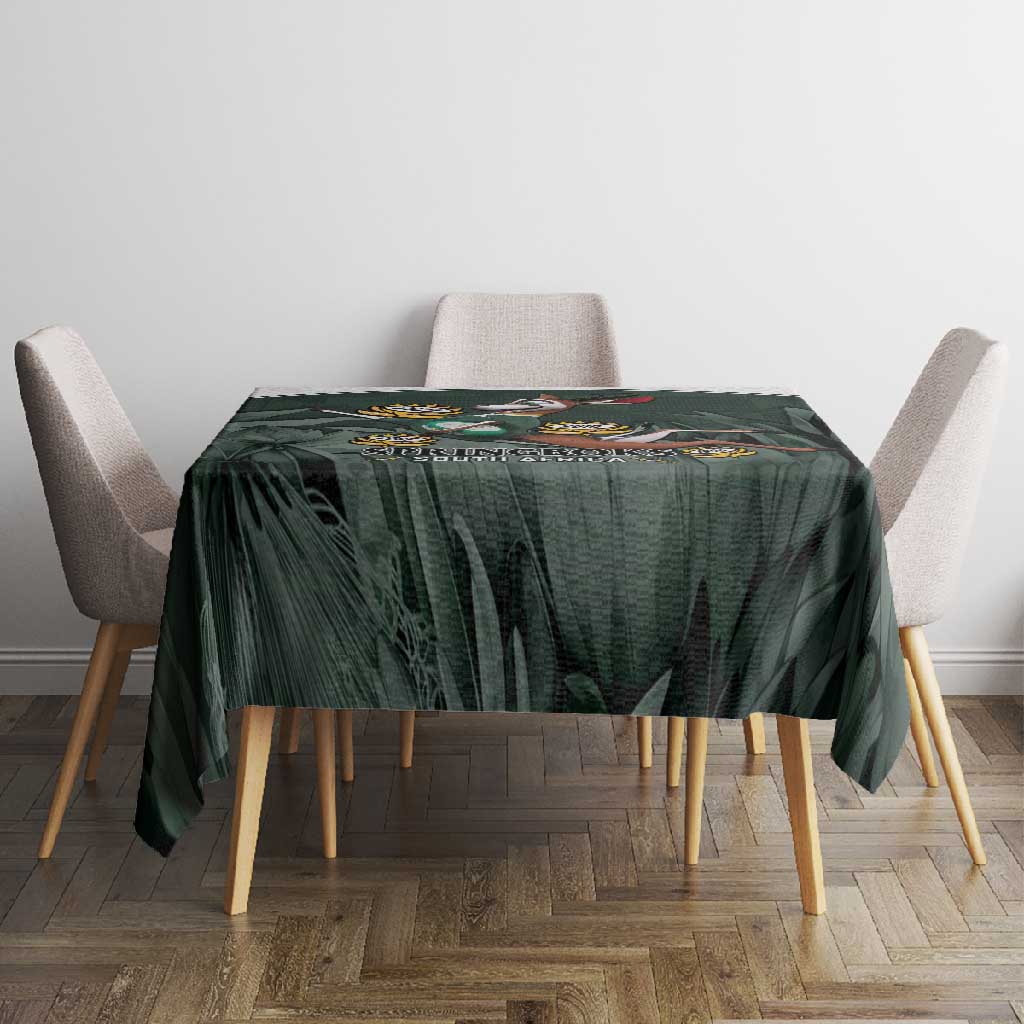 South Africa Rugby Tablecloth Springboks 4th Champions World Cup Proud Bokke