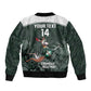 Custom South Africa Rugby Bomber Jacket Springboks 4th Champions World Cup Proud Bokke