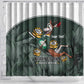 Custom South Africa Rugby Shower Curtain Springboks 4th Champions World Cup Proud Bokke
