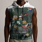 Custom South Africa Rugby Sleeveless Hoodie Springboks 4th Champions World Cup Proud Bokke - African Pride