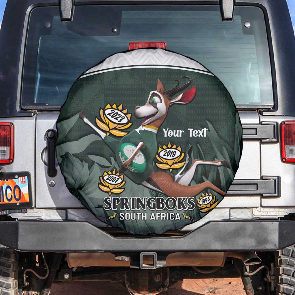 Springbok Driver Cover Custom South Africa Rugby Spare Tire Cover Springboks 4th Champions ...