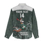 Custom South Africa Rugby Women Casual Shirt Springboks 4th Champions World Cup Proud Bokke LT14