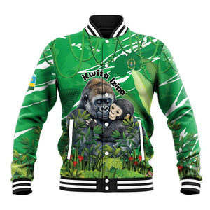 Personalized Rwanda Kwita Izina 2025 Baseball Jacket Gorilla Naming Day - African Pride