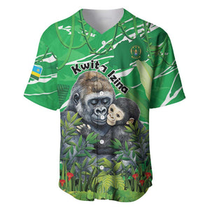 Personalized Rwanda Kwita Izina 2025 Baseball Jersey Gorilla Naming Day - African Pride