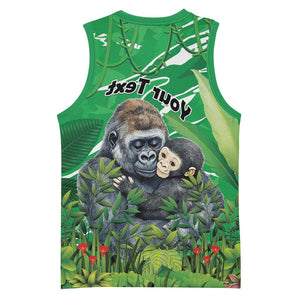 Personalized Rwanda Kwita Izina 2025 Basketball Jersey Gorilla Naming Day - African Pride