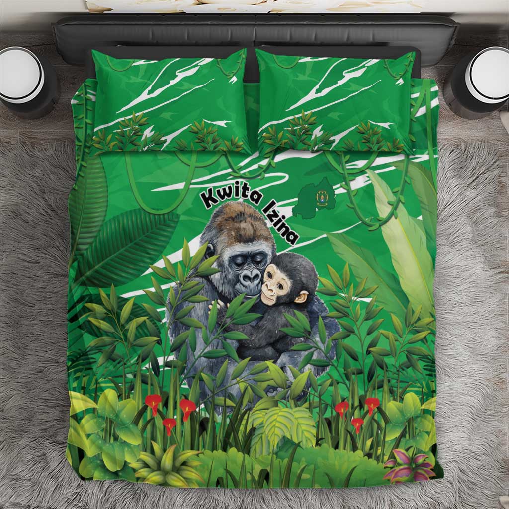 Rwanda Kwita Izina 2025 Bedding Set Gorilla Naming Day - African Pride
