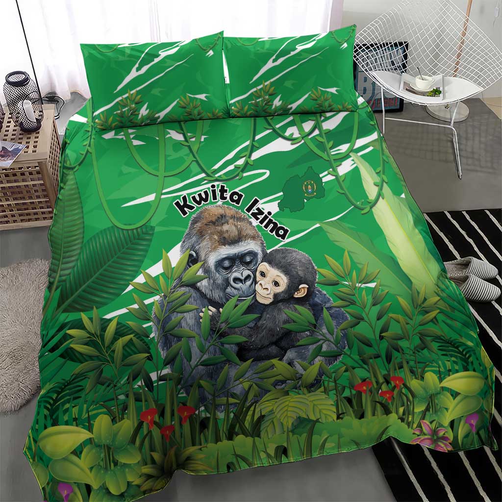 Rwanda Kwita Izina 2025 Bedding Set Gorilla Naming Day - African Pride